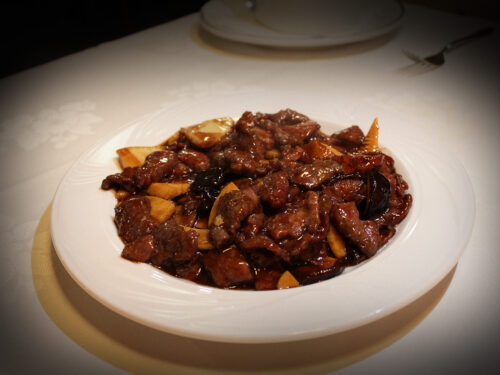 Ternera con bambú y setas chinas - Setas shiitake