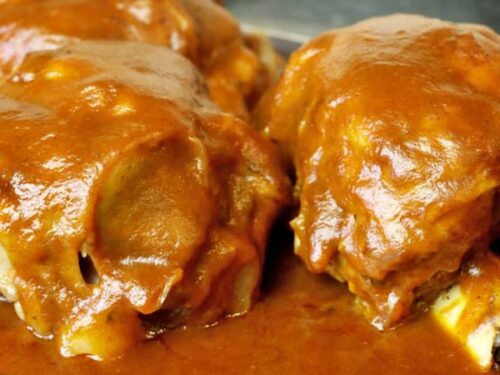 Codillo con salsa especial china - Restaurante chino en Albacete