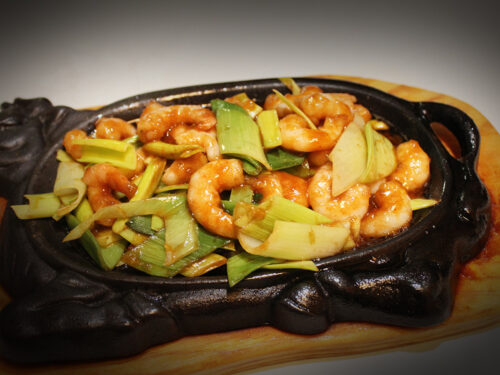 Gambas con Sa Cho - Restaurante Gran Muralla Albacete