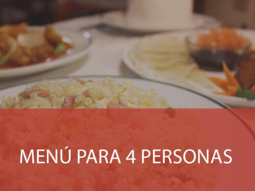 Menú para 4 personas - Restaurante chino en Albacete