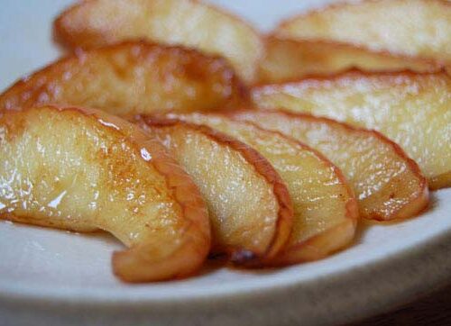 Manzana frita - Comida china en Albacete