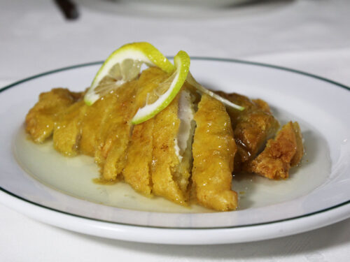 Pollo al limón - Restaurante Gran Muralla Albacete