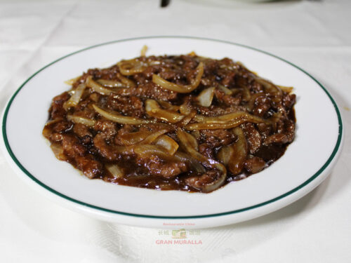 Ternera con cebolla - Restaurante Gran Muralla Albacete